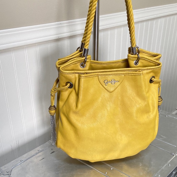 Jessica Simpson Mustard Yellow Shoulder Bag - Picture 1 of 16